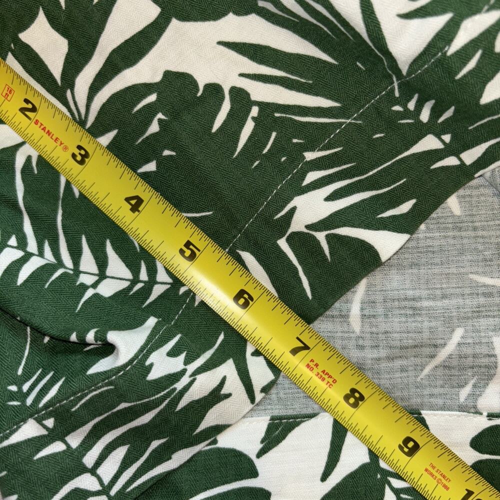 Talbots Women’s Green Palm Leaf Tropical Tie Short Sz 20 NWT - Picture 6 of 6